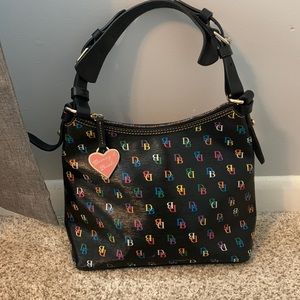 Vintage Dooney and Bourke rainbow shoulder bag